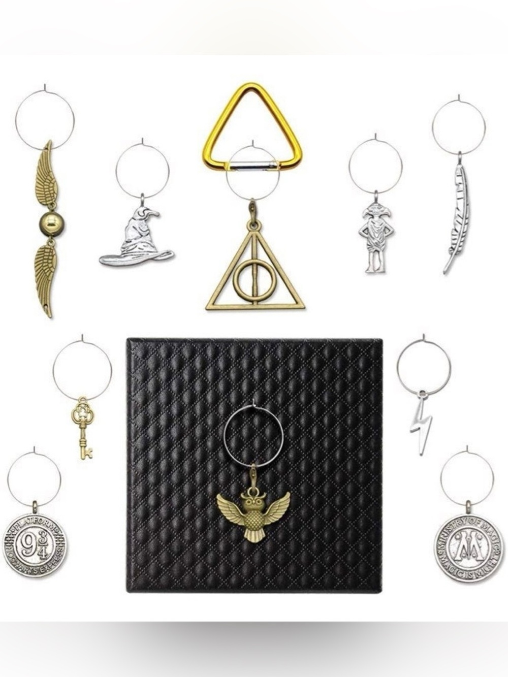 Harry Potter style wine charms